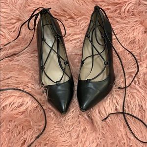 COPY - Black lace up heels